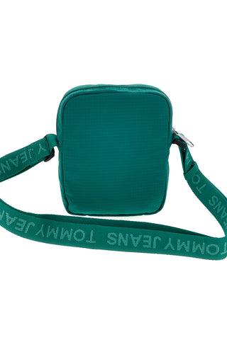 Zelena torba z logotipom Tommy jeans 14211