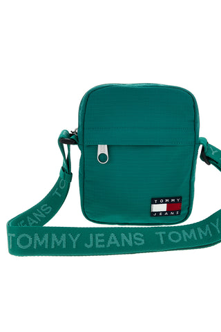 Zelena torba z logotipom Tommy jeans 14211