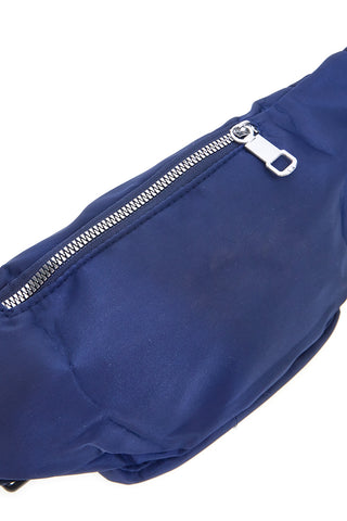 Marsupio blu trapuntato con tasche zip Indigeno metropolitano 8200-A