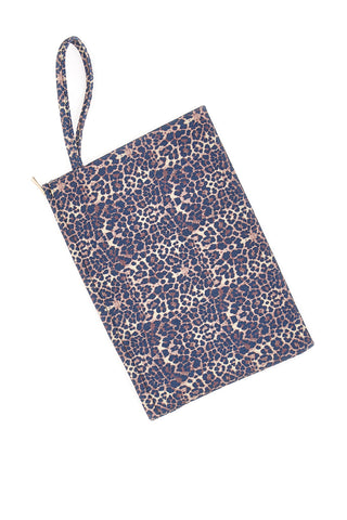 Modra torbica z leopardjim potiskom Basile CLASSBA23633