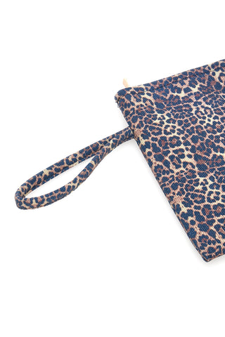 Modra torbica z leopardjim potiskom Basile CLASSBA23633
