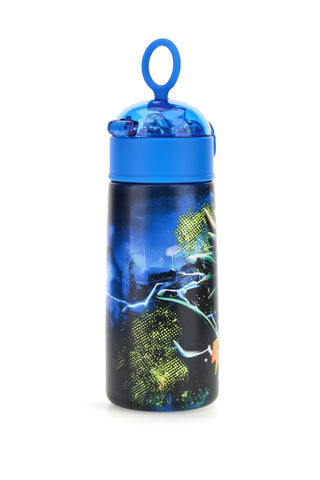 Borraccia termica blu con cannuccia SJ Gang Drago