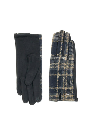 Črne rokavice Tartan Gianmarco Venturi 62960
