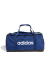 Modra torba z ojačanimi ročaji in belim logotipom Adidas IN6116