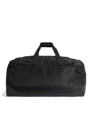 Črna torba Duffle z logotipom s tremi črtami Adidas JZ606