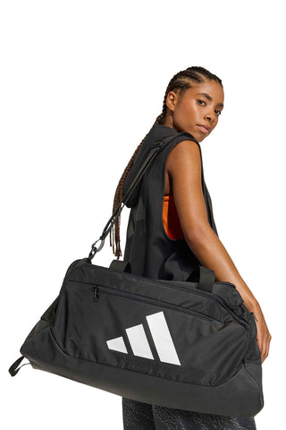 Črna torba z žepi na zadrgo Adidas BETWEEN DEE DUE M