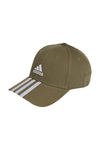 Zelena kapa z ukrivljenim ščitkom Adidas Baseball 3S Cap