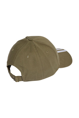 Zelena kapa z ukrivljenim ščitkom Adidas Baseball 3S Cap