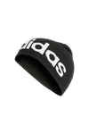 Črna kapa z belim logotipom ADIDAS DAILY KAPA