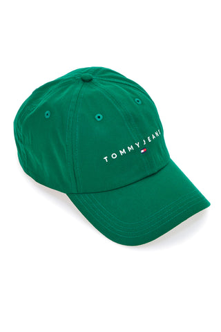 Nastavljiva kapa TOMMY JEANS LOGO CAP Zelena