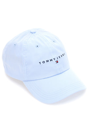 Nastavljiva kapa TOMMY JEANS LOGO CAP Modra