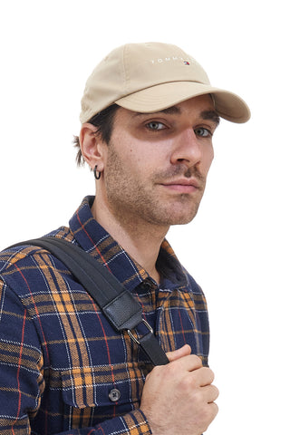 Nastavljiva kapa TOMMY JEANS LOGO CAP Beige