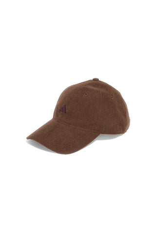 Rjava kapica iz žakardnega žameta Adidas CORDUROY CAP