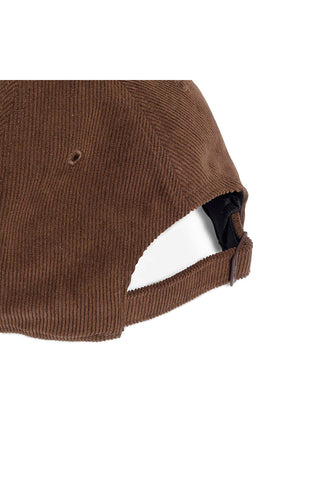 Rjava kapica iz žakardnega žameta Adidas CORDUROY CAP