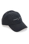 Črna kapa z vezenim logotipom Tommy Jeans Logo Cap