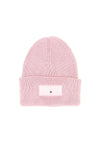 Roza pletena kapa z logotipom Tommy Jeans Linear Beanie