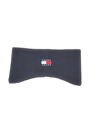 Črna pletena čelada z logotipom Tommy Jeans Heritage Core