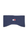 Modra pletena čelada z logotipom Tommy Jeans Heritage Core