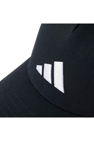 Črna kapa z logotipom Adidas JD1328