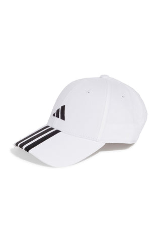 Cappello bianco con visiera Adidas BBALL 3S CAP NL