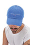 Svetlo modra kapa z izvezenim logotipom Tommy jeans CAP