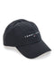 Črna kapa z izvezenim logotipom Tommy jeans CAP