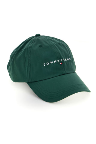 Cappello verde con logo ricamato Tommy jeans CAP