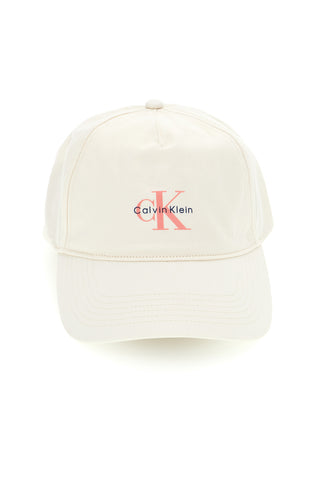 Krem kapa z logotipom Calvin klein CK CAP