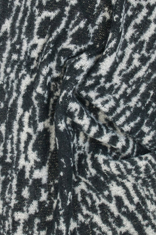Črno-bela ženska šal Animalier Pittarello 1151/D