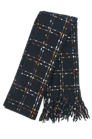 Sciarpa nera fantasia a quadri calda Roncato 46,003,52