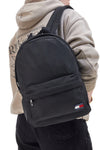 Kompaktni črn nahrbtnik TOMMY DAILY BACKPAK