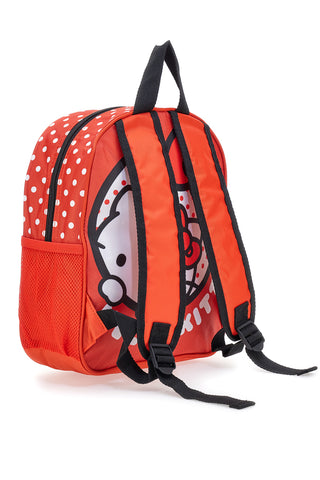 Rdeč nahrbtnik z reliefnim tiskom Hello Kitty
