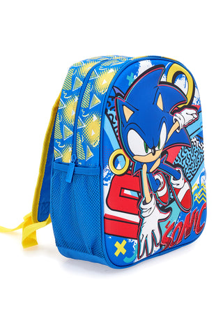 Modra torba z reliefnim tiskom Sonic