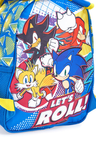 Modra torba z reliefnim tiskom Sonic