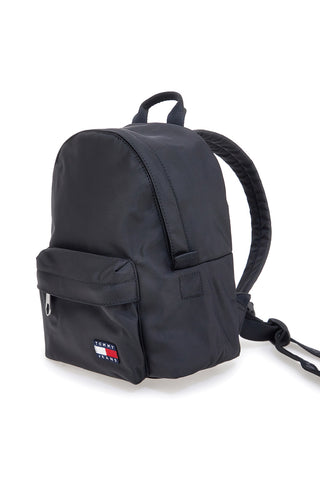 Črn nahrbtnik iz tkanine z logotipom Tommy Daily Backpack