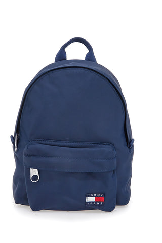 Modra tkaninska torba z logotipom Tommy Daily Backpack