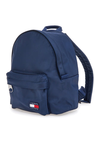 Modra tkaninska torba z logotipom Tommy Daily Backpack