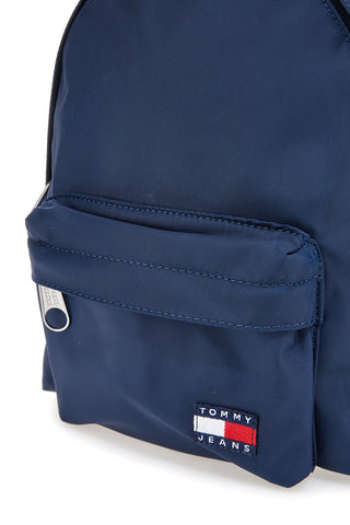 Modra tkaninska torba z logotipom Tommy Daily Backpack