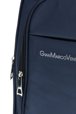 Modri nahrbtnik s sprednjim žepom Gianmarco Venturi CLASS GMV78140