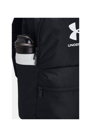 Črn nahrbtnik z belim logotipom Under Armour 1380476-002