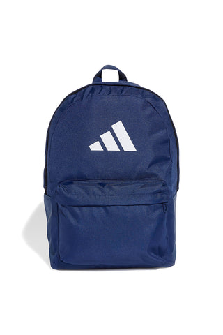 Nahrbtnik Navy Blue Minimal z logotipom Adidas Classic 3 Bar Logo