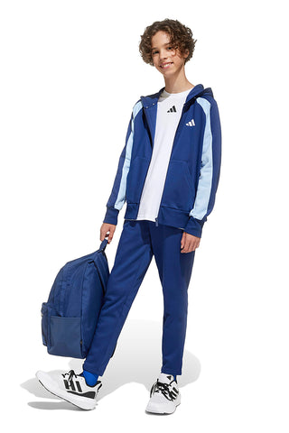 Nahrbtnik Navy Blue Minimal z logotipom Adidas Classic 3 Bar Logo