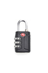 Črna TSA ključavnica z mehanskim zaklepom Wis tsa padlock