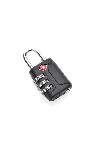 Črna TSA ključavnica z mehanskim zaklepom Wis tsa padlock