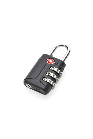 Črna TSA ključavnica z mehanskim zaklepom Wis tsa padlock