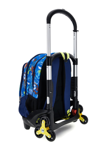 Zaino trolley blu con sistema 3WD Seven 3WDFAAA