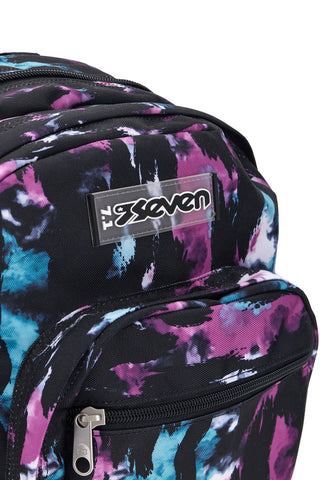 Zaino nero e viola tie-dye con Freethink girl Seven Freethink girl
