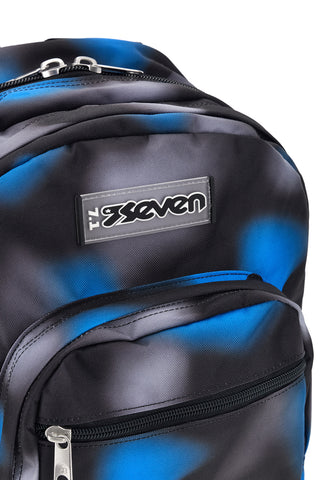 Zaino nero e blu tie-dye con Freethink boy Seven Freethink boy