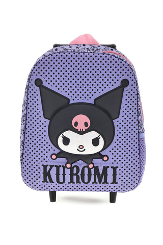 Zaino trolley lilla con Kuromi Kuromi Trolley