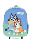 Zaino trolley celeste con Bluey e Bingo Bluey Trolley